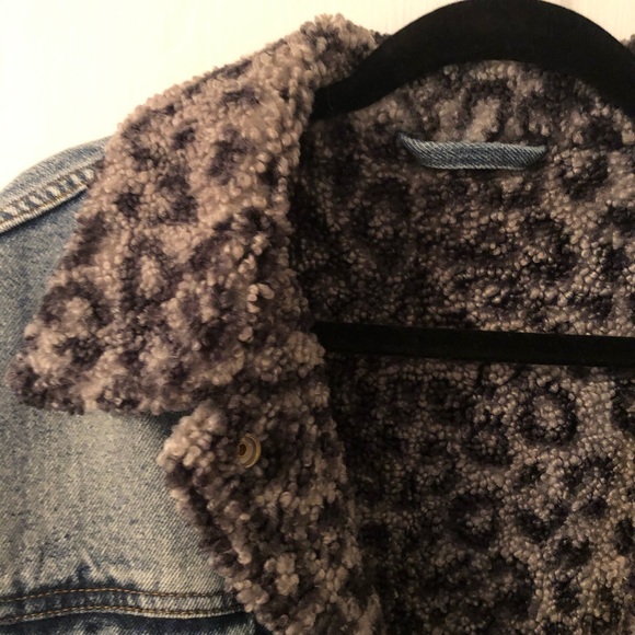 Free People Oversized Denim Jacket - Picture 2 of 3